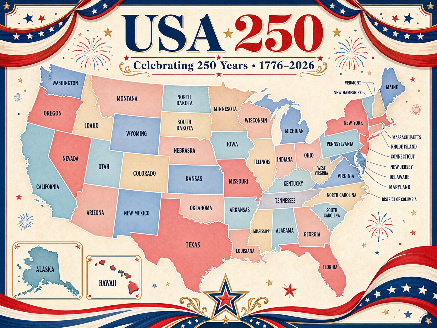 USA.co.jp 州別マップ